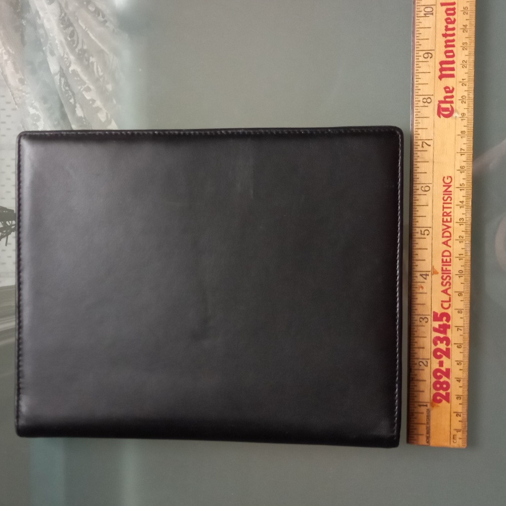Black Leather Portfolio